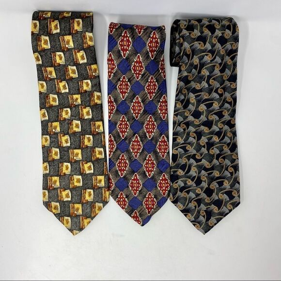 Robert Talbott - Designer Silk Neckties- Qty 3 - Picture 2 of 12